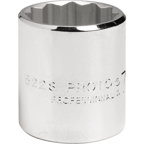 DOUILLE, 1 1/8" PRISE 1/2" 12 PANS NTL Industrial