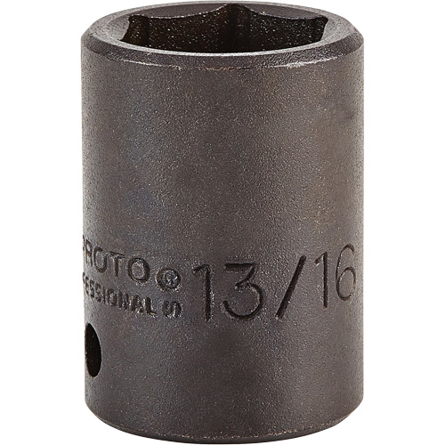 Socket, Impact, 13/16", 1/2" Drive, 6 Points NTL Industrial