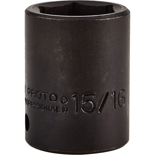 Socket, Impact, 15/16", 1/2" Drive, 6 Points NTL Industrial