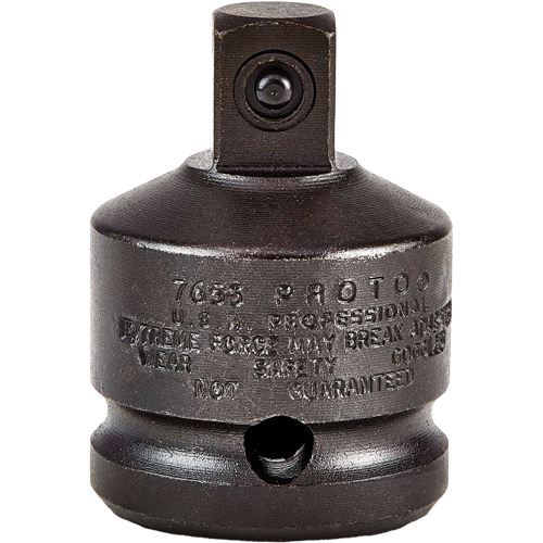 Adapter Socket, Impact, 3/4" Drive, 1/2" Socket, 2.0625" L NTL Industrial