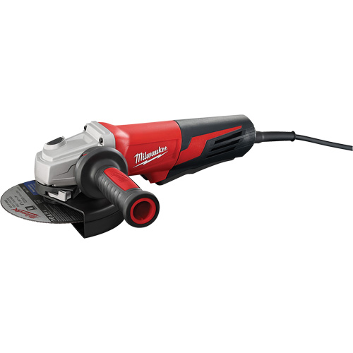 Small Paddle No-Lock Angle Grinder, 6", 120 V, 13 A, 9000 RPM NTL Industrial