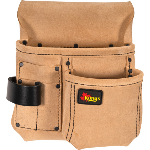 Demi-Tablier De Menuisier, Porte-outil multiple, Cuir, 4 Poches NTL Industrial