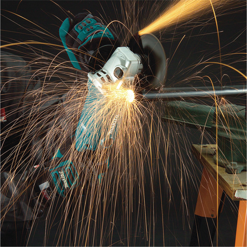 Angle Grinder with AC/DC Switch, 5", 10.5 A, 11000 RPM NTL Industrial