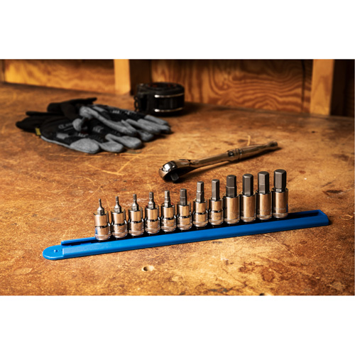 Metric Socket Set, Hex, 3/8" Drive, 12 Pcs NTL Industrial