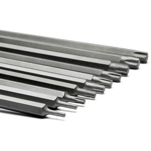 Long Bit Socket Set, Torx&reg;, 1/4"/3/8" Drive, 10 Pcs NTL Industrial