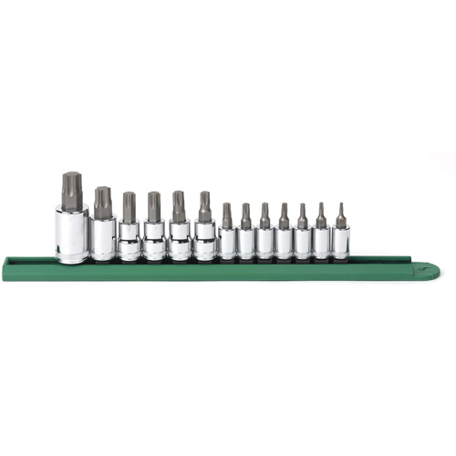 Bit Socket Set, Torx&reg;, 1/2"/1/4"/3/8" Drive, 13 Pcs NTL Industrial