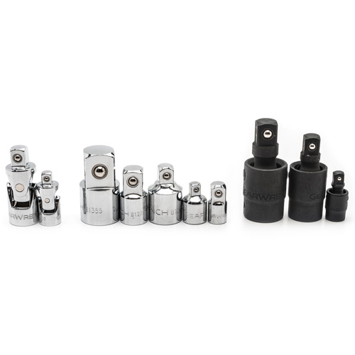 Jeu de douilles &agrave; joints et d'adaptateurs de douilles universelles 1/4", 3/8" et 1/2" &agrave; 10 pi&egrave;ces NTL Industrial