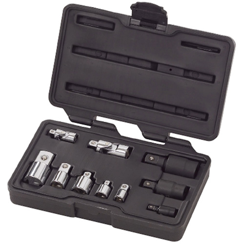 Jeu de douilles &agrave; joints et d'adaptateurs de douilles universelles 1/4", 3/8" et 1/2" &agrave; 10 pi&egrave;ces NTL Industrial