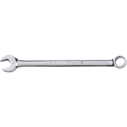 Long Pattern Combination Wrench, 12 Point, 3/4", Chrome/Polished Finish NTL Industrial