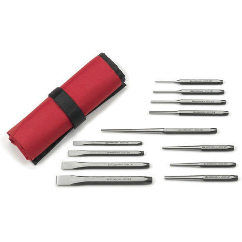 Jeu de poinçons et ciseaux, 12 morceaux NTL Industrial