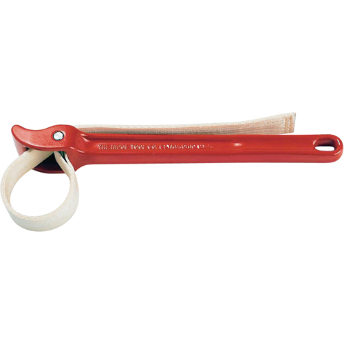 Strap Wrench #5, 125 mm Pipe Capacity, 1-3/4" Strap Width, 1200 mm Strap Length NTL Industrial