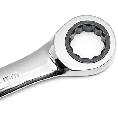 72-Tooth Ratcheting Combination Wrench, 12 Point, 30 mm, Chrome/Polished Finish NTL Industrial