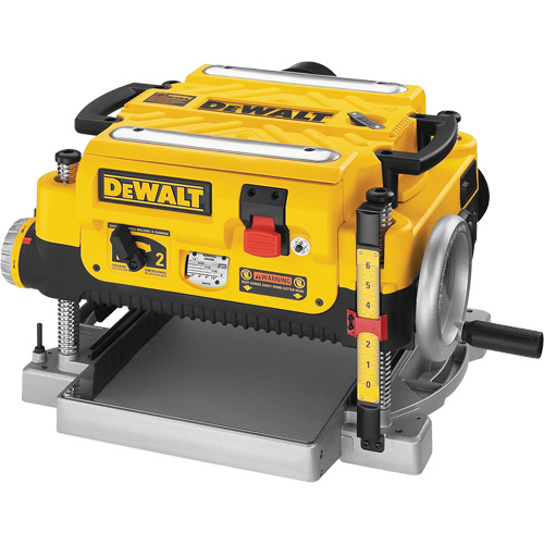 2-Speed Thickness Planer, 19-3/4" W x 22-1/2" L x 13-1/2" H, 20000 RPM No Load Speed NTL Industrial