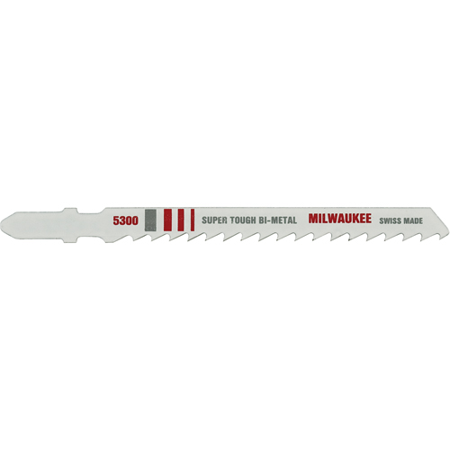 Lame de scie sauteuse, Bim&eacute;tal, Tige en T, 4" lo, 6 dents par pouce NTL Industrial
