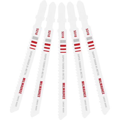 Jigsaw Blade, Bi-Metal, T-Shank, 4" L, 10 TPI NTL Industrial