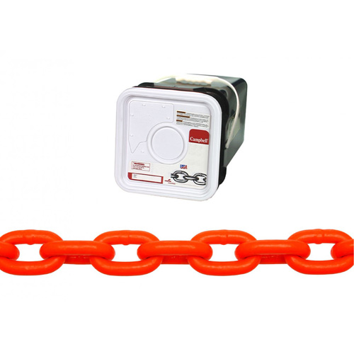 High Test Chain, Carbon Steel, 5/16" x 60' (18.3 m) L, Grade 43, 3900 lbs. (1.95 tons) Load Capacity NTL Industrial