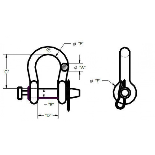Straight Long Body Clevis Pin NTL Industrial