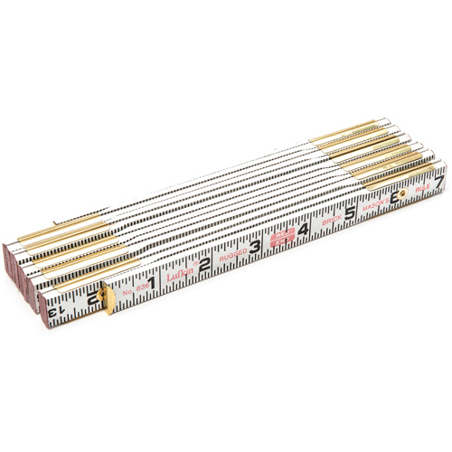R&egrave;gle de maçon Red End, 6' lo, Bois, Graduations de 1/16" NTL Industrial