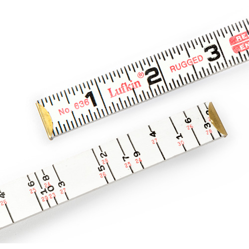 R&egrave;gle de maçon Red End, 6' lo, Bois, Graduations de 1/16" NTL Industrial