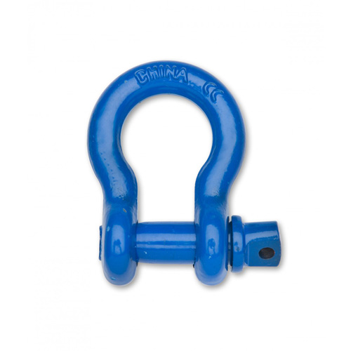 Farm Clevis Anchor Shackle, 7/16", Screw Pin, Coated NTL Industrial