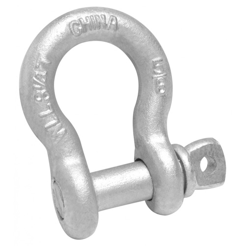Anchor Shackle, 3/8", Screw Pin, Hot Dip Galvanized NTL Industrial