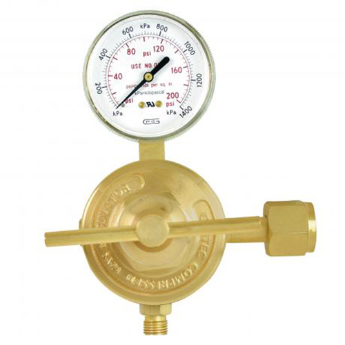 Medium-to-Heavy-Duty Station Regulator, Acetylene, 7/8"-14LH(F) Inlet NTL Industrial
