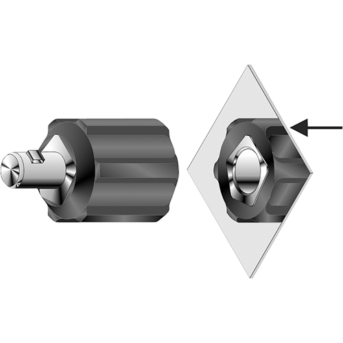 ADAPTAT 1 PIECE DINSE MALE LC-40/LC-10 FEMELLE NTL Industrial