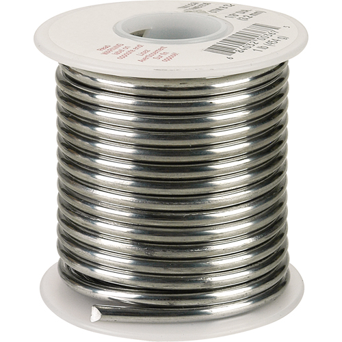 Common Solder, Lead-Based, 50% Tin 50% Lead, Solid Core, 0.09375" Dia. NTL Industrial