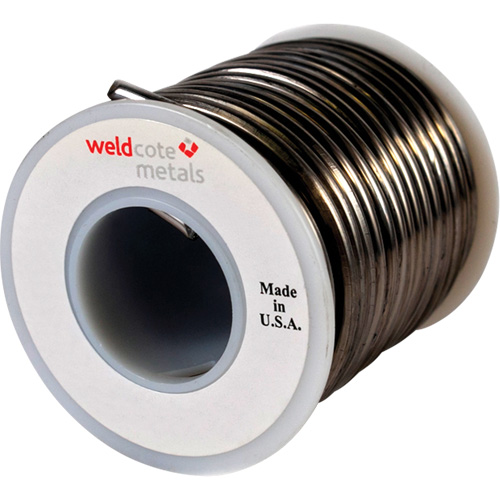 M&eacute;tal d'apport standard, Sans plomb, 95 % d'&eacute;tain, 5 % d'antimoine, &acirc;me Plein, dia. 0,09375" NTL Industrial