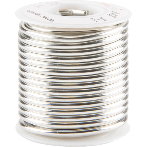 M&eacute;tal d'apport standard, Sans plomb, 95 % d'&eacute;tain, 5 % d'antimoine, &acirc;me Plein, dia. 0,125" NTL Industrial