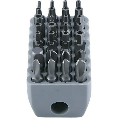 Jeu d'embouts inviolables, 32 Mcx, Hexagonale/&agrave; ergots/Torq-Set/Torx/Triple ailette NTL Industrial
