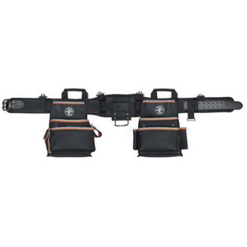 Tradesman Pro Electrician's Tool Belt, Nylon, Black NTL Industrial