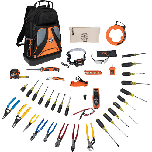 Jeu doutils pro avec sac &agrave; dos &agrave; outils, 41 morcea NTL Industrial