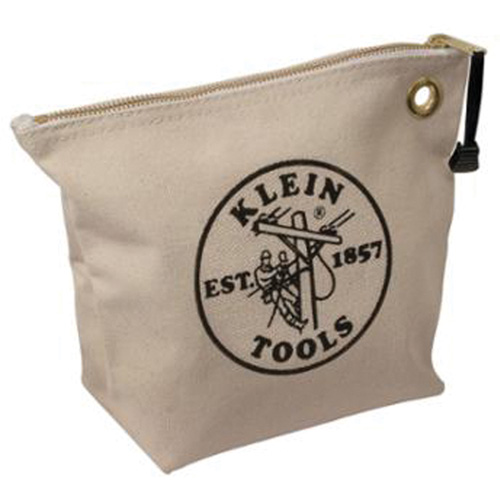 Pochette &agrave; outils &agrave; fermeture &eacute;clair, Toile, 1 pochettes, Naturel NTL Industrial