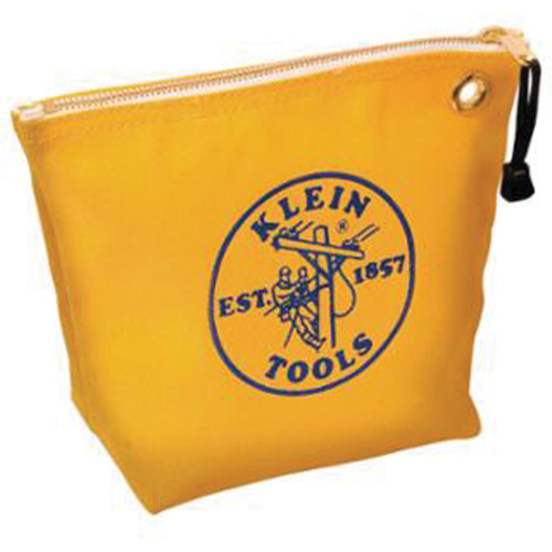 Pochette &agrave; outils &agrave; fermeture &eacute;clair, Toile, 1 pochettes, Jaune NTL Industrial