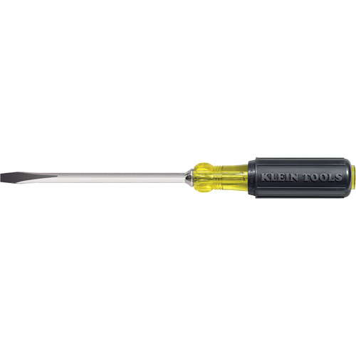 Heavy-Duty Slot Keystone Screwdriver, 5/16", 10-15/16" L, Cushion Grip Handle NTL Industrial