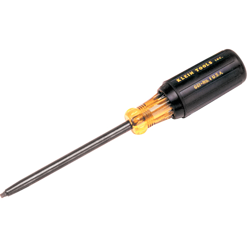 Square Recess Screwdriver, #3 Tip, Round, 12-1/4'' L, Cushion Grip Handle NTL Industrial