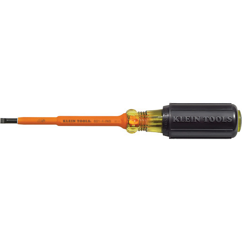 Insulated, Slot Cabinet Tip Screwdrivers NTL Industrial