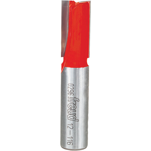 Router Bit - Double Flute Straight Bit, 1/2" Dia., 3/4" H, 2-5/8" L NTL Industrial