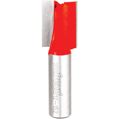 Router Bit - Double Flute Straight Bit, 3/4" Dia., 1-1/4" H, 2-1/2" L, 1/2" Shank NTL Industrial