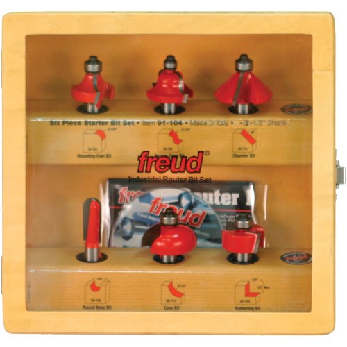 Jeu de d&eacute;marrage de fraises avec mandrins de 1/2" NTL Industrial