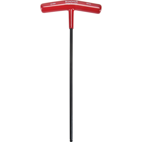 Individual Hex Keys - Metric, Ball End, 5 mm x 9.7" L, T Handle NTL Industrial