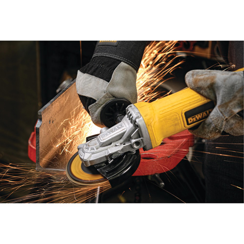 Paddle Switch Small Angle Grinder, 4-1/2", 120 V, 9 A, 12000 RPM NTL Industrial