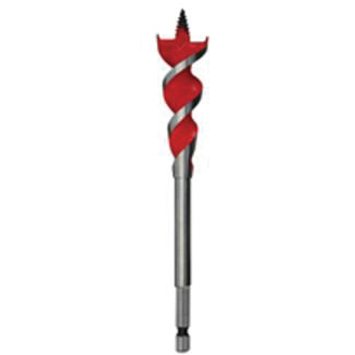 Speed Feed Wood Bit, 1", 6-1/2" Length, 1/4" Hex Shank NTL Industrial