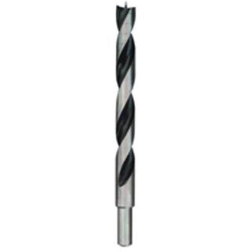 Brad Point Wood Bit, 7/16", 5-1/2" Length, 3/8" Shank NTL Industrial
