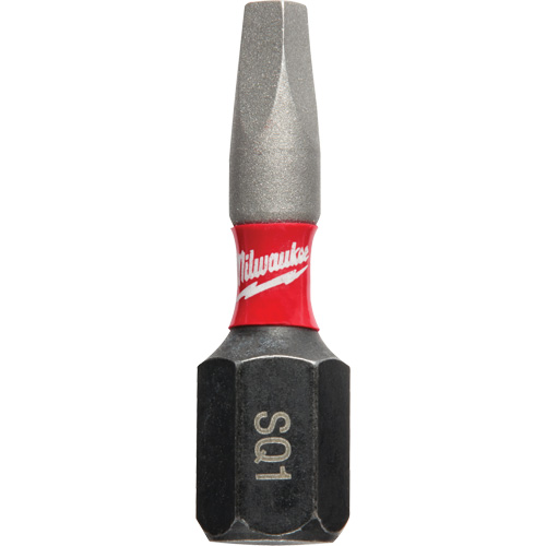 Shockwave Impact Insert Bit, Square, #1, 1/4" Drive NTL Industrial