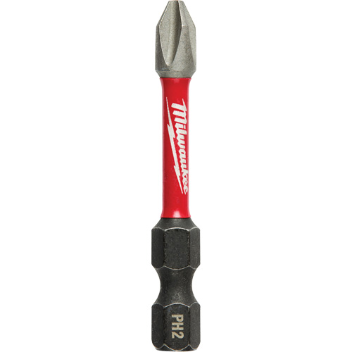 Shockwave Impact Power Bit, Phillips, #2 Tip, 1/4" Drive Size, 2" Length NTL Industrial