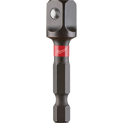 Shockwave Impact Driver Socket Adapter, 1/4" Drive Size, 3/8" Male Size, Ball, 1-7/8" L NTL Industrial