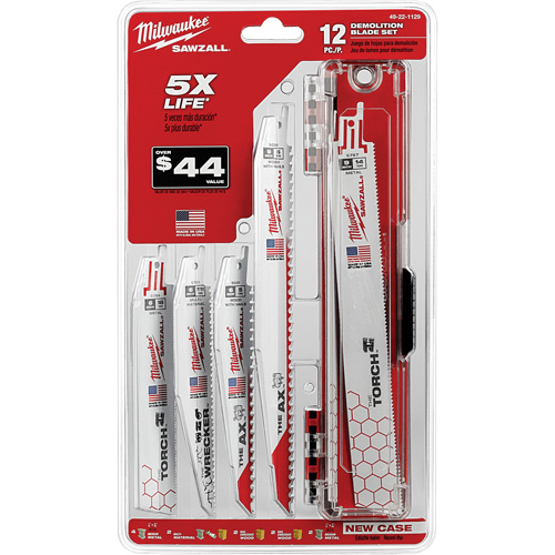Jeu de lames de d&eacute;molition Sawzall NTL Industrial