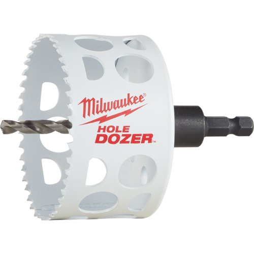 Hole Dozer Hole Saw with Arbor, 3", 1-5/8" Depth of Cut, Bi-Metal NTL Industrial